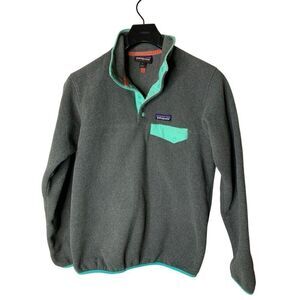 Patagonia Synchilla fleece pullover sweatshirt gray women's size small 25455